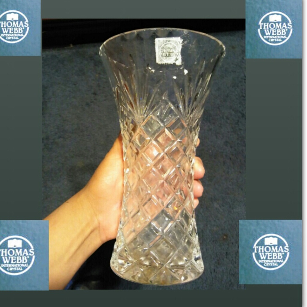 Gorgeous Thomas Webb Crystal Vase